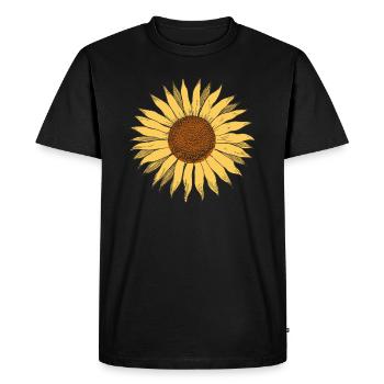 Tournesol - T-shirt Premium bio Homme - noir - Devant - Nico (187cm)