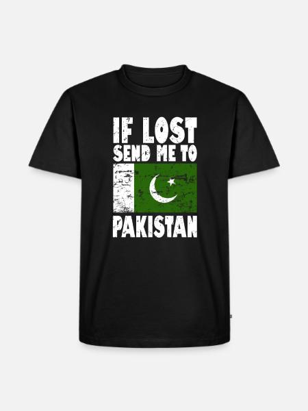 Drapeau pakistanais - T-shirt Premium bio Homme - noir