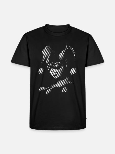 Harley Quinn black & white - Men's Premium Organic T-Shirt - black