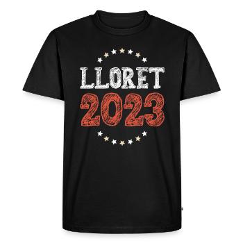 lloret de mar 2023 - Men's Premium Organic T-Shirt - black - Front - Nico (187cm)