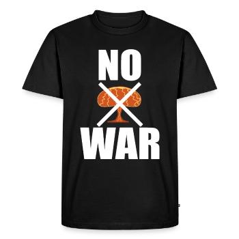 Non n’était pas une guerre - T-shirt Premium bio Homme - noir - Devant - Nico (187cm)