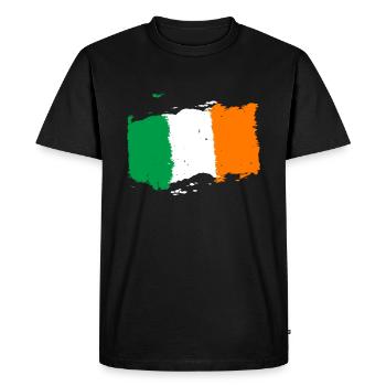 Éire bratach - drapeau de l'Irlande - drapeau de l'Irlande - T-shirt Premium bio Homme - noir - Devant - Nico (187cm)