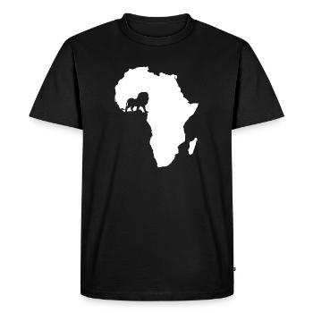 Africa lion safari - Men's Premium Organic T-Shirt - black - Front - Nico (187cm)