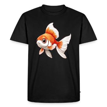 Voiltail Goldfish Cadeau Super - T-shirt Premium bio Homme - noir - Devant - Nico (187cm)