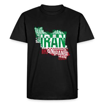 Iran Coupe du Monde Persique Soccer Soccer - T-shirt Premium bio Homme - noir - Devant - Nico (187cm)