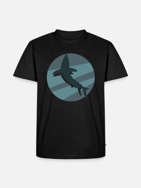 Shark - Men's Premium Organic T-Shirt - black