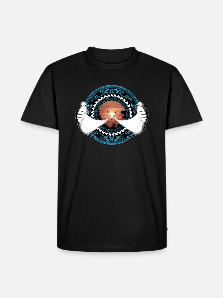 Manta Rays Hawaiian - Men's Premium Organic T-Shirt - black