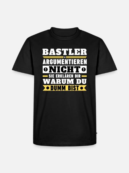 Hobbyists don't argue - Men's Premium Organic T-Shirt - black