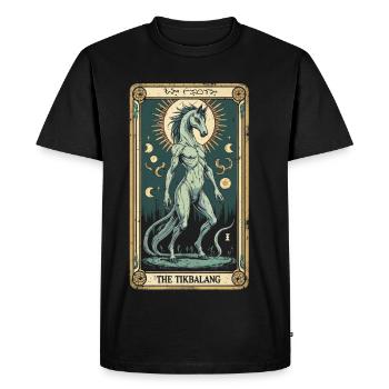 The Tikbalang Mythological Creatures - Men's Premium Organic T-Shirt - black - Front - Nico (187cm)