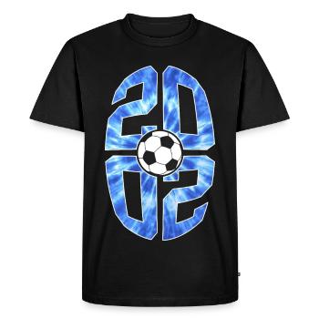 24 ANS NÉ EN 2002 FOOTBALL 24E ANNIVERSAIRE - T-shirt Premium bio Homme - noir - Devant - Nico (187cm)