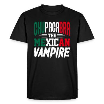 Chupacabra La créature cryptide vampire mexicaine - T-shirt Premium bio Homme - noir - Devant - Nico (187cm)