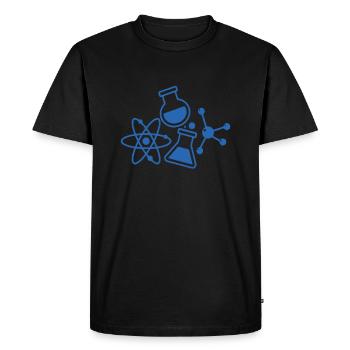 chimie - T-shirt Premium bio Homme - noir - Devant - Nico (187cm)