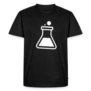 Chimie Laboratoire Chimie Chimiste - T-shirt Premium bio Homme - noir - Devant - Nico (187cm)