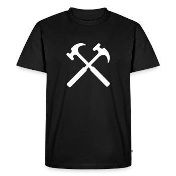 craftsman - Men's Premium Organic T-Shirt - black - Front - Nico (187cm)
