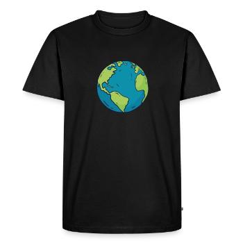 environnement - T-shirt Premium bio Homme - noir - Devant - Nico (187cm)
