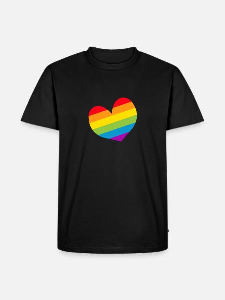 amour - T-shirt Premium bio Homme - noir