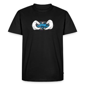 Gaming - T-shirt Premium bio Homme - noir - Devant - Nico (187cm)