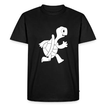 faire du jogging - T-shirt Premium bio Homme - noir - Devant - Nico (187cm)