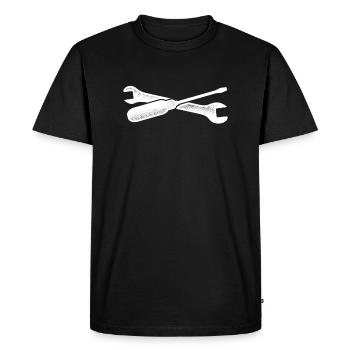 facility manager - Men's Premium Organic T-Shirt - black - Front - Nico (187cm)