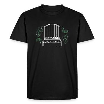 organe - T-shirt Premium bio Homme - noir - Devant - Nico (187cm)