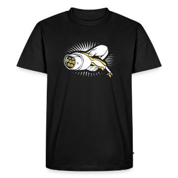 Electric car - Men's Premium Organic T-Shirt - black - Front - Nico (187cm)