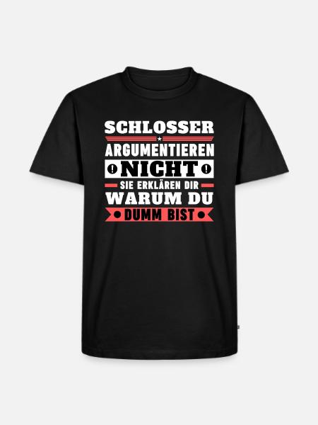 Locksmiths don't argue - Men's Premium Organic T-Shirt - black