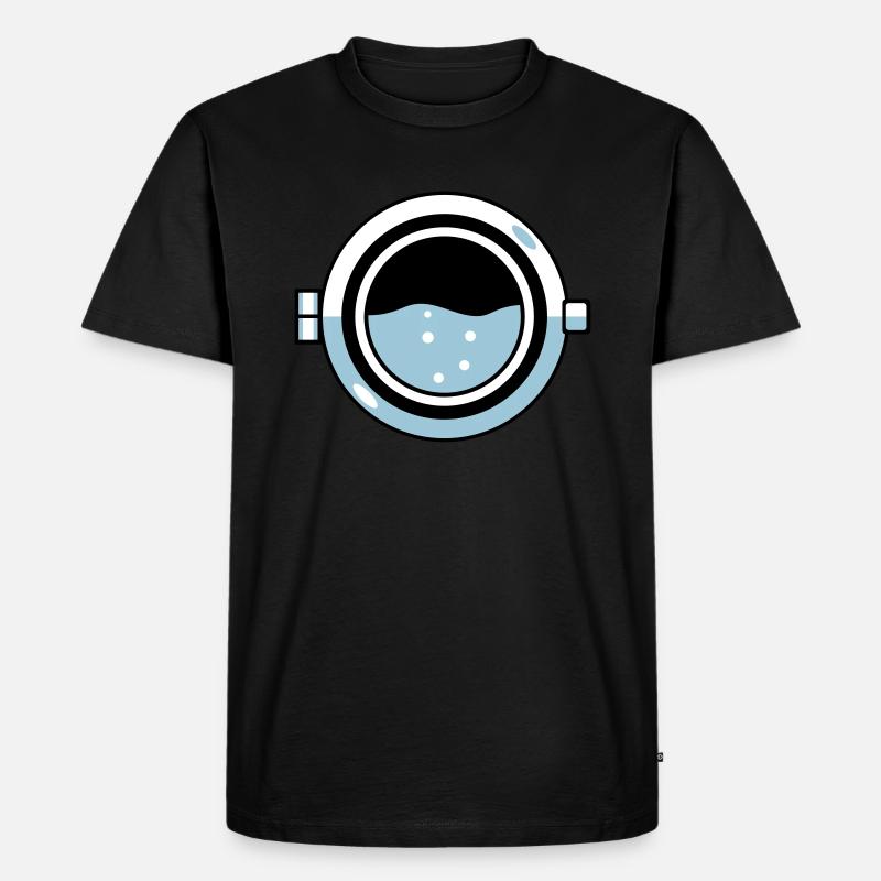 Waschmaschine - Männer Premium Bio T-Shirt - Schwarz