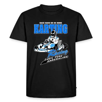 GoKart - Kartsport - Kart - Go Kart - T-shirt Premium bio Homme - noir - Devant - Nico (187cm)