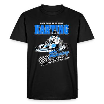 GoKart - Kartsport - Kart - Go Kart - T-shirt Premium bio Homme - noir - Devant - Nico (187cm)