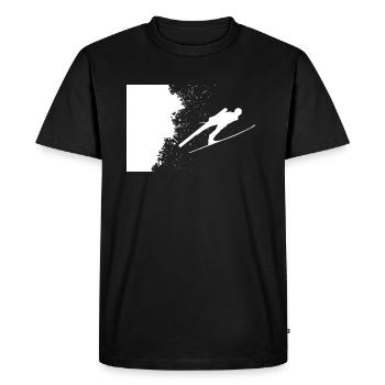 sauteurs à ski - sauteurs à ski saut à ski saut à ski - T-shirt Premium bio Homme - noir - Devant - Nico (187cm)