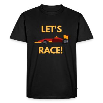 Voiture de sport - T-shirt Premium bio Homme - noir - Devant - Nico (187cm)