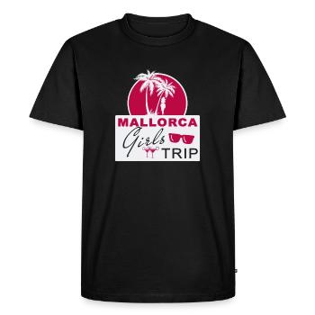 Mallorca girls trip - Men's Premium Organic T-Shirt - black - Front - Nico (187cm)