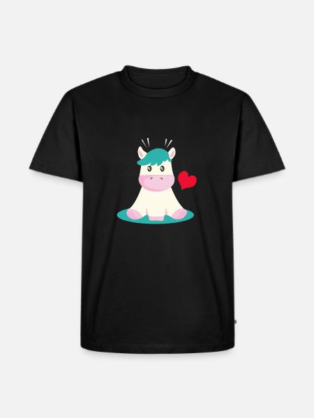 Cheval de bébé - T-shirt Premium bio Homme - noir