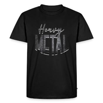 Heavy Metal - T-shirt Premium bio Homme - noir - Devant - Nico (187cm)