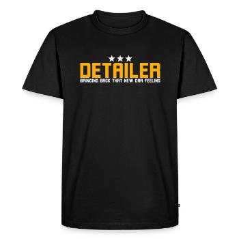Car conditioner bingen new car feeling - Men's Premium Organic T-Shirt - black - Front - Nico (187cm)