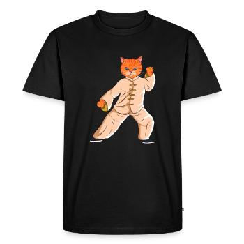 Professeur de Tai Chi Tai Chi Chat - T-shirt Premium bio Homme - noir - Devant - Nico (187cm)