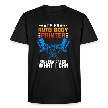 Car Painter Spray Gun - Men's Premium Organic T-Shirt - black - Front - Nico (187cm)