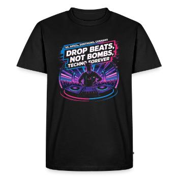Techno Tanz in den Mai Dortmund - T-shirt Premium bio Homme - noir - Devant - Nico (187cm)