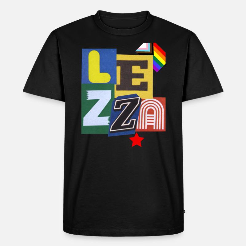 Lesbe - Männer Premium Bio T-Shirt - Schwarz