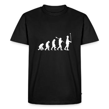 Evolution du chef d’état-major | Musikkapelle - T-shirt Premium bio Homme - noir - Devant - Nico (187cm)