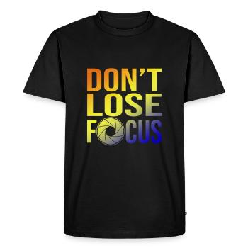La photographie | Photographes | photographe - T-shirt Premium bio Homme - noir - Devant - Nico (187cm)