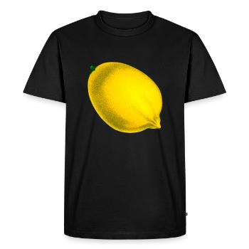 citron - T-shirt Premium bio Homme - noir - Devant - Nico (187cm)