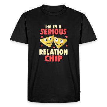 Cadeau de tortilla tortue relation relation sérieuse - T-shirt Premium bio Homme - noir - Devant - Nico (187cm)