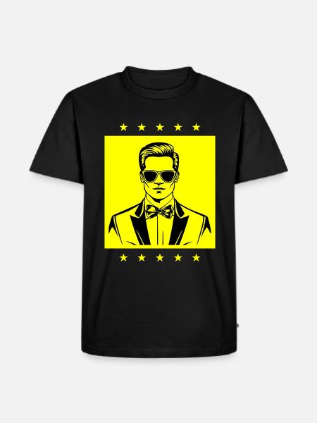 Groom Wedding Cool - Men's Premium Organic T-Shirt - black