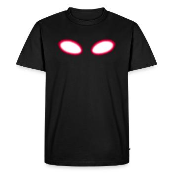 Laser Eyes Crypto Bitcoin Meme Funny Laser Eyes - Men's Premium Organic T-Shirt - black - Front - Nico (187cm)