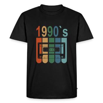 Best Of 1990 32nd birthday 32 years birthday - Men's Premium Organic T-Shirt - black - Front - Nico (187cm)