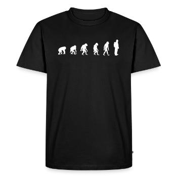 Firefighter Firefighter Firefighter - Men's Premium Organic T-Shirt - black - Front - Nico (187cm)