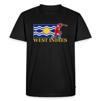 Joueur de cricket des Antilles - T-shirt Premium bio Homme - noir - Devant - Nico (187cm)