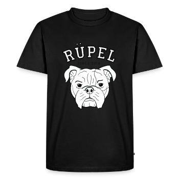 Cadeau de bulldog chien OEB EB ruffian bollerkopf - T-shirt Premium bio Homme - noir - Devant - Nico (187cm)