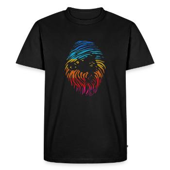 Motocross humour moto empreinte digitale drôles - T-shirt Premium bio Homme - noir - Devant - Nico (187cm)